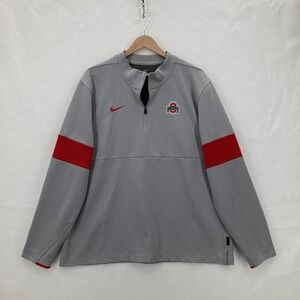 Ohio State Buckeyes Pullover Mens XL NCAA Football Dri-Fit On-Field Nike Gym